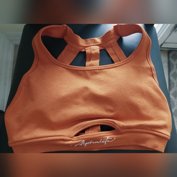 NWT Alphalete Trinity sport bra | Honey light orange | intimates bra - Picture 5 of 5